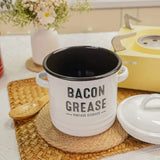 Gaeaspace  -  1pc American Enamel Coffee Sugar Cans Household High Temperature Resistant Large Sugar Cans Milk Can Seasoning Cans Food Grade