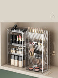 Gaeasapce  -  Makeup Shelf Bathroom Organizer and Storage Clear Makeup Organizer Cabinet Organizer Vertical Storage Box Jewelry Display Stand