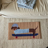 Gaeaspace  -  PVC Dachshund Doormat Cuttable House Entrance Welcome Mat Rug Carpet Anti Dust Pad Outdoor Aesthetic Home Room Decor 40x80cm