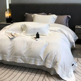 High End Hollow-carved Design Queen Bedding Set Lyocell Natural Plant Fibres Duvet Cover Set with Sheets Quilt Cover Sets Cotton