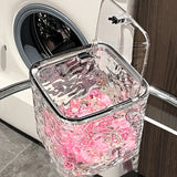 Gaeaspace  -  Laundry Pods Container with Push Up Lid Laundry Pod Storage Container Clear Storage Box Girl's Headdress Box Desktop Trash Can