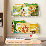 Gaeaspace  -  3Pcs/Set Acrylic Picture Book Display Rack Bedroom Wall Hanging Door Storybook Graffiti Magazine Organizer Children's Bookshelf