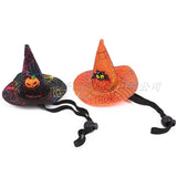 Gaeaspace  -  Pet Halloween Spider Web Witch Pet Hat Elastic Hair Band Pet Supplies Dog Cat Pumpkin Bat Hat Hair Happy Helloween Party