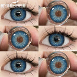 Gaeaspace  -  1Pair High Quality Colored Contact Lenses for Eyes Blue Eye Contacts Brown Lense Gray Pupils Green Cosmetic Lens Yearly