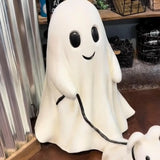 Gaeaspace  -  Halloween Ghost Walking Dog Statue Spooky Halloween Figurine Home Tabletop Party Desk Living Room Yard Decoration Indoor Outdoor