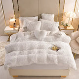 Gaeaspace  -  Bed Linen Sets Autumn Winter Warm Bedding Four Piece Set on The Bed Queen Duvet Cover Set with Sheets Single Double Bedding Set