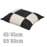 Gaeaspace  -  Luxury Plaid H Blanket Cashmere Blend Crochet Sofa Cover Portable Warm Scarf Shawl Fleece Knitted Throw Blanket and Pillow Cases