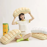 Gaeaspace  -  New Tencel Cotton Pineapple Bread Imitation down Pillow Hotel Household Pillow