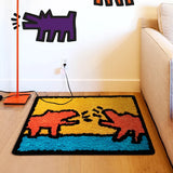 Gaeaspace  -  Cartoon Tufted Bathroom Mat Soft Area Rug Bathmat Tub Side Floor Water Absorbent Anti Slip Pad Doormat Aesthetic Home Decor