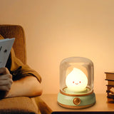 Gaeaspace  -  Cute Kerosene Lamp Candle Night Light Desktop LED Decorative Lamp USB Rechargeable Night Light Bedroom Creative Children's Gift