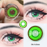 Gaeaspace  -  2PCS/1Pair Halloween COSPALY Series Colorful Lenses for Eyes Colored Cosmetic Contact Lenses Crazy Lens for Yearly Use