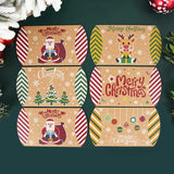 Gaeaspace  -  10pcs Christmas Pillow Candy Boxes Christmas Decoration For Home 2023 Xmas Kids Gift Box Navidad New Year Santa Packaging Bags