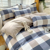 Gaeaspace  -  Skin Friendly and Minimalist Matte Four Piece Set with Thickened Bedding Set