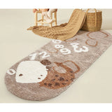 Gaeaspace  -  Tufting Numbers Kids Room Play Mat Soft Cartoon Rug Fluffy Tidy Carpet Floor Safety Educated Pad Aesthetic Home Nursery Decor