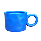 Gaespace  -  Klein Blue mug, big ear ceramic cup, office coffee cup, niche design, creative splash cup, couple cup