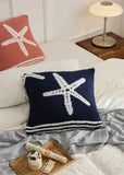 Gaeaspace  -  Nordic Feather Yarn Simple Modern Cushion Cover INS Style Cute Starfish Plush Pillow Case Bed Bay Window Car Soft Pillow Case