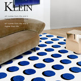 Gaeaspace  -  Modern Abstract Large Area Living Room Carpet Klein Blue Art Minimalist Design Luxury Bedroom Rug Coffee Table Mat Decorate Home