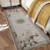 Gaeaspace  -  Chinese Classical Bedroom Bedside Carpet Classic Landscape Flower Bird Painting Balcony Rug IG Large Area Luxury Decoration Home