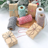 Gaeaspace  -  Christmas Wrapping String Rope Merry Christmas Decoration For Home Navidad Natal Noel Gift Box Packaging Rope New Year