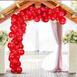 Gaeaspace  -  123 Pcs Red Balloon Garland Arch Kit Wedding Engagement Birthday Baby Shower Christmas Valentine's Day Party Decoration Supplies