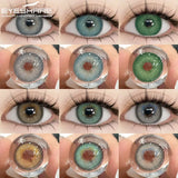 Gaeaspace  -  1pair Korean Lenses Color Contact Lenses for Eyes Blue Eye Lens Brown Contacts Natural Gray Pupils for Eyes Green Lense