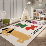 Gaeaspace  -  Living Room Large Area Carpet Bedroom Washable Wipeable Cartoon Reading Area Carpets Baby Climbing Mat Game Area Non Slip Rug