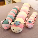 Gaeaspace  -  Cute Cartoon 90/120CM Caterpillar Pillow Home Bedroom Girls Sleeping Throw Pillow Living Room Sofa Cushion Bay Window Pillow