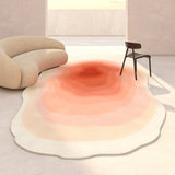 Gaeaspace  -  Special-shaped Living Room Carpet Imitation Cashmere Bedroom Bedside Thickened Carpets Home Irregular Art Sofa Coffee Table Rug