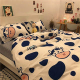 Gaeaspace  -  Fashion Bedding Sets Leopard Pattern Duvet Cover Bed Linen Pillowcase 3/4Pcs Twin Queen King Size Bed Clothes Home Textiles