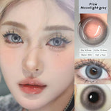 Gaeaspace  -  1 Pair Colorful Natural Contact Lenses For Eyes Cosmetic Blue Lenses Beauty Brown Grey Lenses Eye Lentes with Diopter