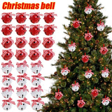 Gaeaspace  -  12Pcs Christmas Jingle Bells Big Metal Pendant Xmas Tree Hanging Ornament Christmas Decorations For Home New Year Gift