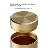 Gaeaspace  -  Titanium Aluminum Alloy Tea Can Travel Portable Sealed Jar Metal Mini Storage Box Nut Candy Jar Food Storage Container Art Decor