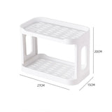 Gaeaspace  -  Desktop Makeup Organizer Cosmetic Storage Rack Dresser Double-Layer  Cosmetic Storage Box Case Home Kitchen Organizing Shelves