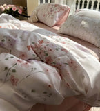 Gaeaspace -  Romantic sweet pastoral floral bedding set,full queen king french rustic double home textile bed sheet pillow case duvet cover