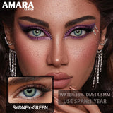 Gaeaspace  -  Green Colored Contact Lenses Natural Look Green Eye Lenses Gray Contact Gray Lenses Fast Delivery Green Eye Lens