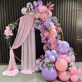 Gaeaspace  -  116Pcs Pastel Pink Purple Balloon Arch Kit Butterfly Ballon Dark Green Apricot Balloons for Girls Birthday Wedding Decoration