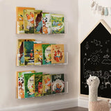 Gaeaspace  -  3Pcs/Set Acrylic Picture Book Display Rack Bedroom Wall Hanging Door Storybook Graffiti Magazine Organizer Children's Bookshelf