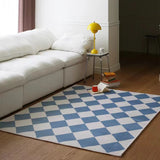 Gaeaspace  -  Japanese Style Carpets for Living Room Checkerboard Bedroom Decor Plush Rug Fluffy Soft Cloakroom Carpet Home Washable Floor Mat