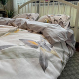 Gaeaspace  -  French pastoral flower Iris bedding set,twin full queen king fresh flower cotton home textile bed sheet pillow case quilt coverF