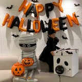 Gaeaspace  -  Giant Standing Halloween Balloons Skull Ghost Horror Mummy Foil Ballon Happy Helloween Party DIY Decorations Helloween Home Supp