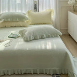 Gaeaspace  -  New Class a Maternal and Child Grade Pure Cotton Washed Cotton Lace Bedspread