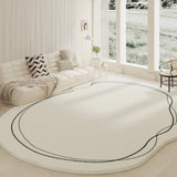 Gaeaspace  -  Ins Style Bedroom Decor Irregular Carpet Cloud Shape Plush Rug Minimalist Carpets for Living Room Fluffy Soft Thicken Floor Mat