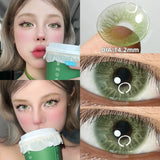 Gaeaspace  -  1 Pair/2pcs 10 Colors Contact Lenses for Eyes Fashion Pupils Myopia Eye Color Lenses Blue Green Brown Prescription Lens