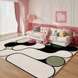 Gaeaspace  -  Modern Luxury Carpets for Living Room Fluffy Soft Pink Carpet Girl Bedroom Decor Plush Thicken Rug Minimalist Bedside Floor Mat