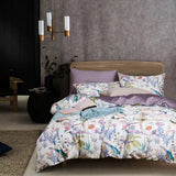 Gaeaspace  -  Pastoral Floral Bedlinens Egyptian Cotton Bedding Set Queen King Ru Full Size Sheet Duvet Cover Set Underwear