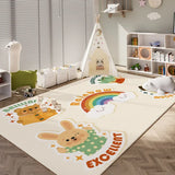 Gaeaspace  -  Living Room Large Area Carpet Bedroom Washable Wipeable Cartoon Reading Area Carpets Baby Climbing Mat Game Area Non Slip Rug