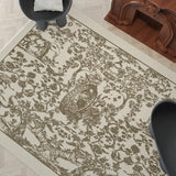 Gaeaspace   -  Carpet for Living Room French Retro Floral Luxury Bedroom Large Area Rug Home Decoration Bohemia Corridor Cloakroom Mat ковер