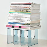 Gaeaspace  -  Acrylic Transparent Desktop Partition Board Book Stand Student Book Storage Office File and Archive Information Organization Box