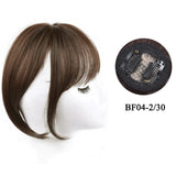 Gaeaspace  -  Synthetic Topper Hairpiece False Bang Clip-In Bangs Extension Natural Fake Fringe Invisible Clourse Hairpiece for Women