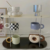 Gaeaspace  -  INS Style Storage Rack Acrylic Shelf Bathroom Countertop Cosmetics Display Multi-Layer Coffee Cup Holder Desktop storage decor